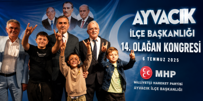 MHP Ayvacık İlçe Başkanlığı'nda 14. Olağan Kongre Gerçekleştirildi